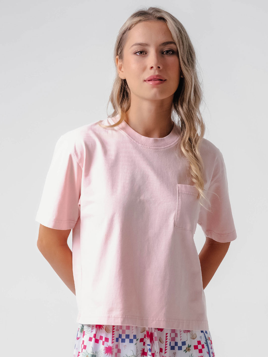 Sway Tee Peach 1